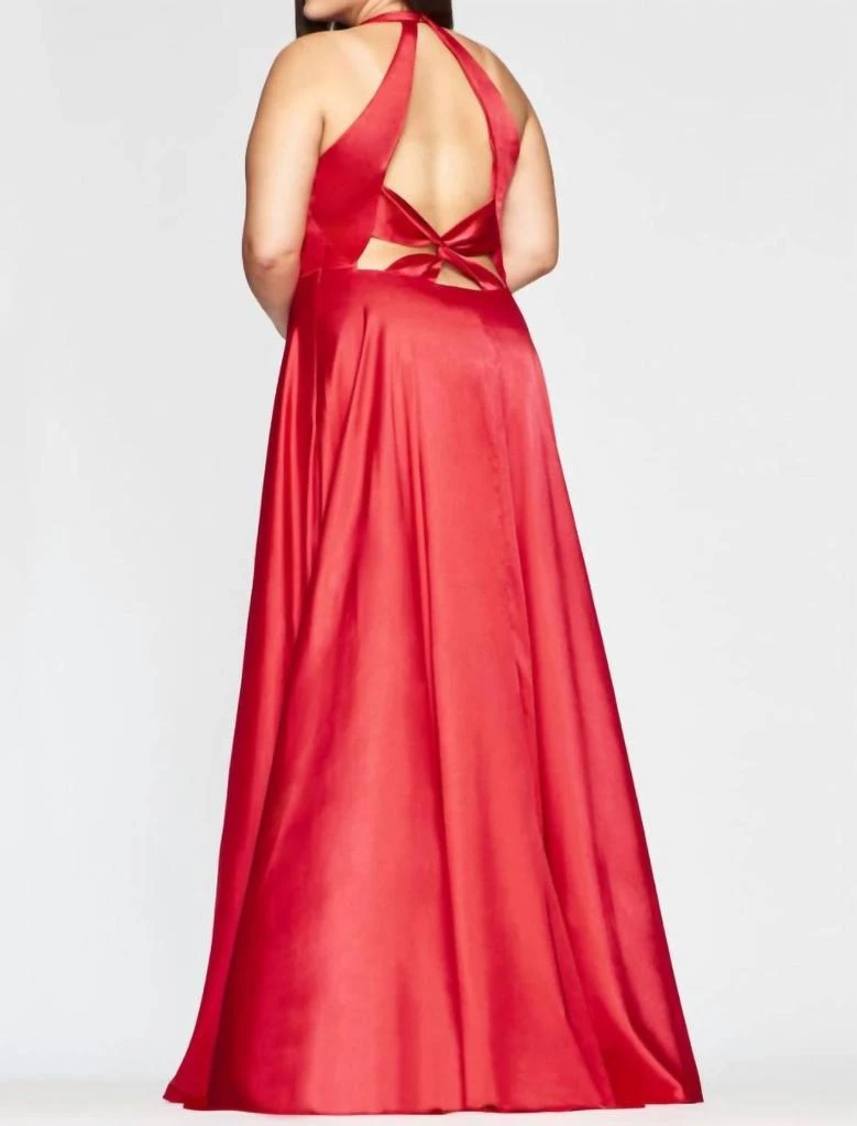 Faviana Charmeuse Dress 2