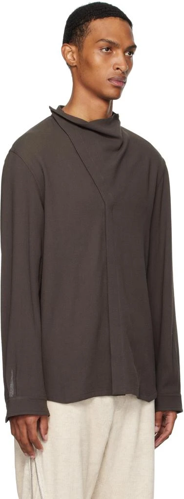 Rick Owens Gray Concordians Island Shirt 2