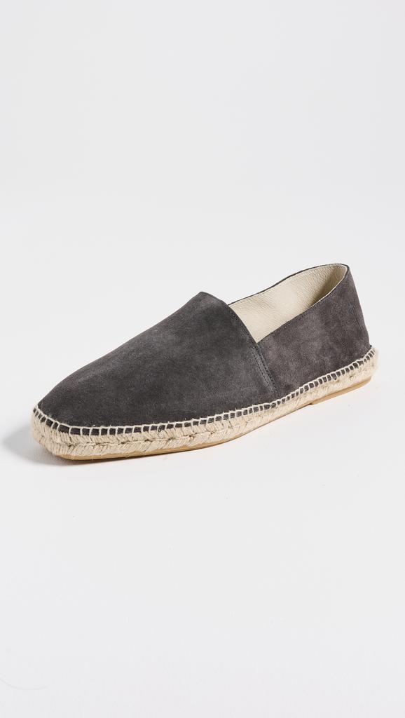 Manebi Suede Square Toe Espadrilles