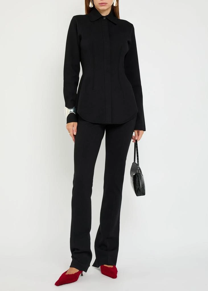 Max Mara Fitted knit shirt 4