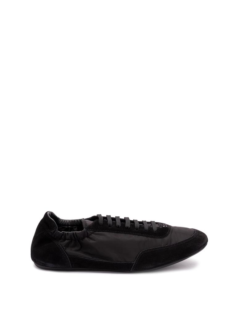 スニーカー PRADA Re-Nylon And Suede Collapse Sneakers Black Collapse Re-Nylon and suede elasticized sneakers | PRADA