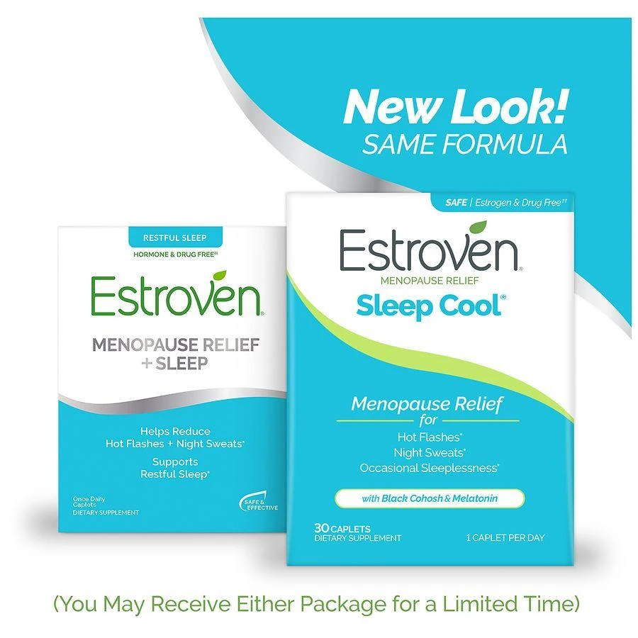 Estroven Sleep Cool for Menopause Relief, Night Sweats & Hot Flash Relief 3