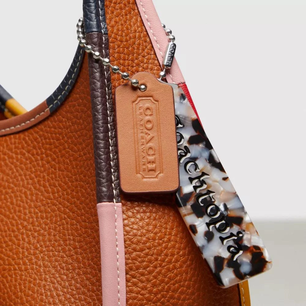 Coach Ergo Bag In Coachtopia Leather With Colorful Binding 6