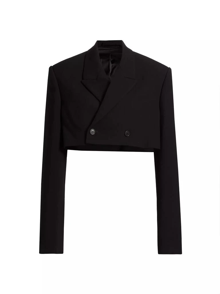 WARDROBE.NYC Crop Double-Breasted Blazer 1