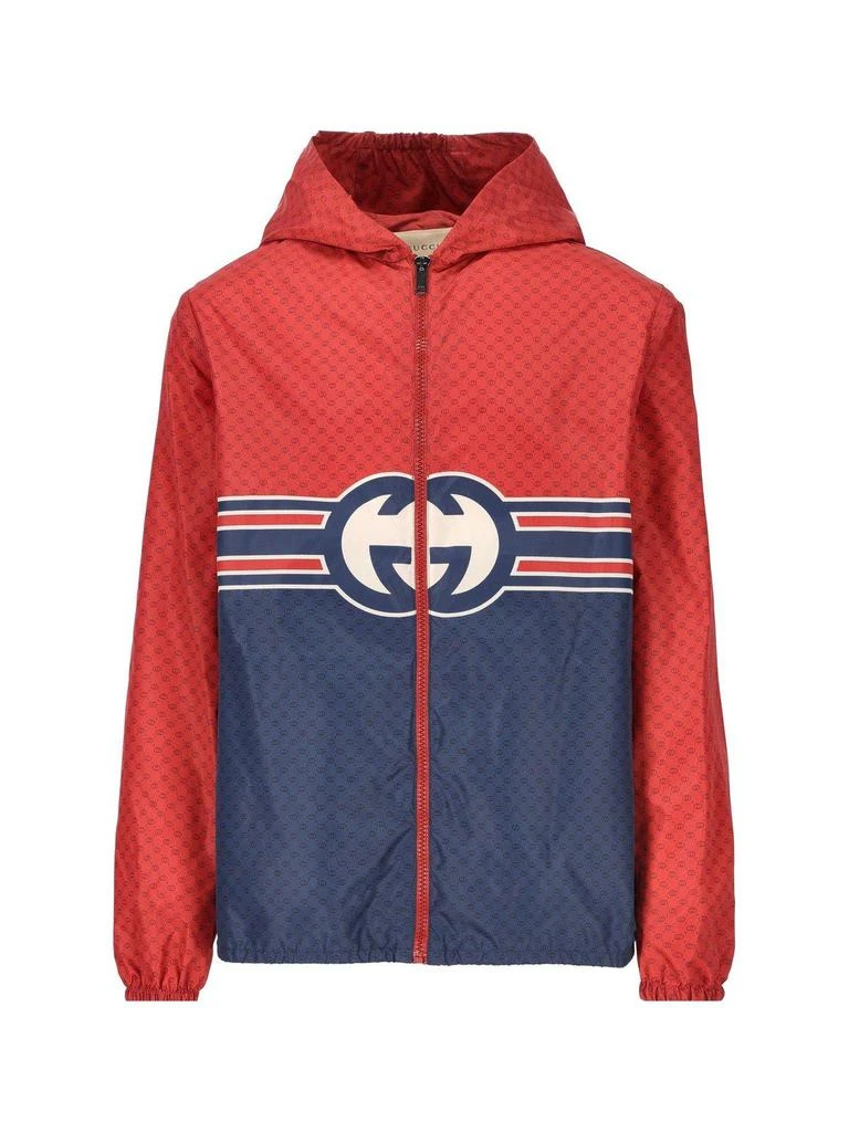 Gucci Interlocking G Printed Zip-up Jacket 1