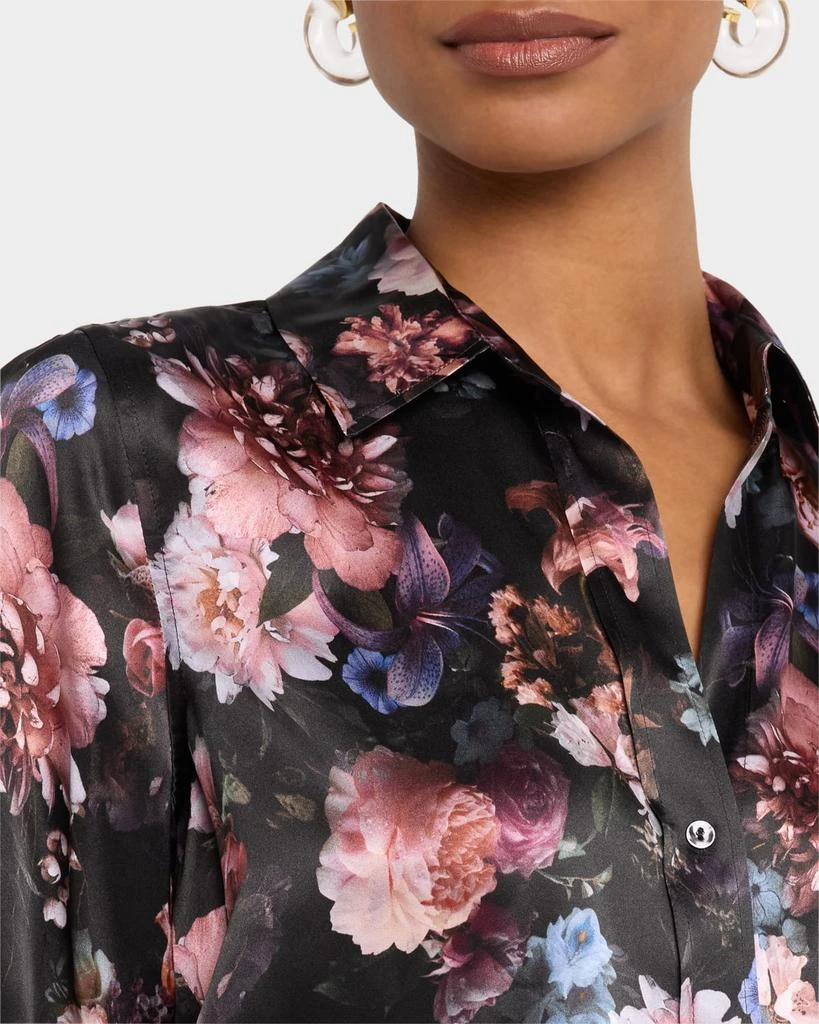 L'Agence Dani Floral Silk Blouse 5