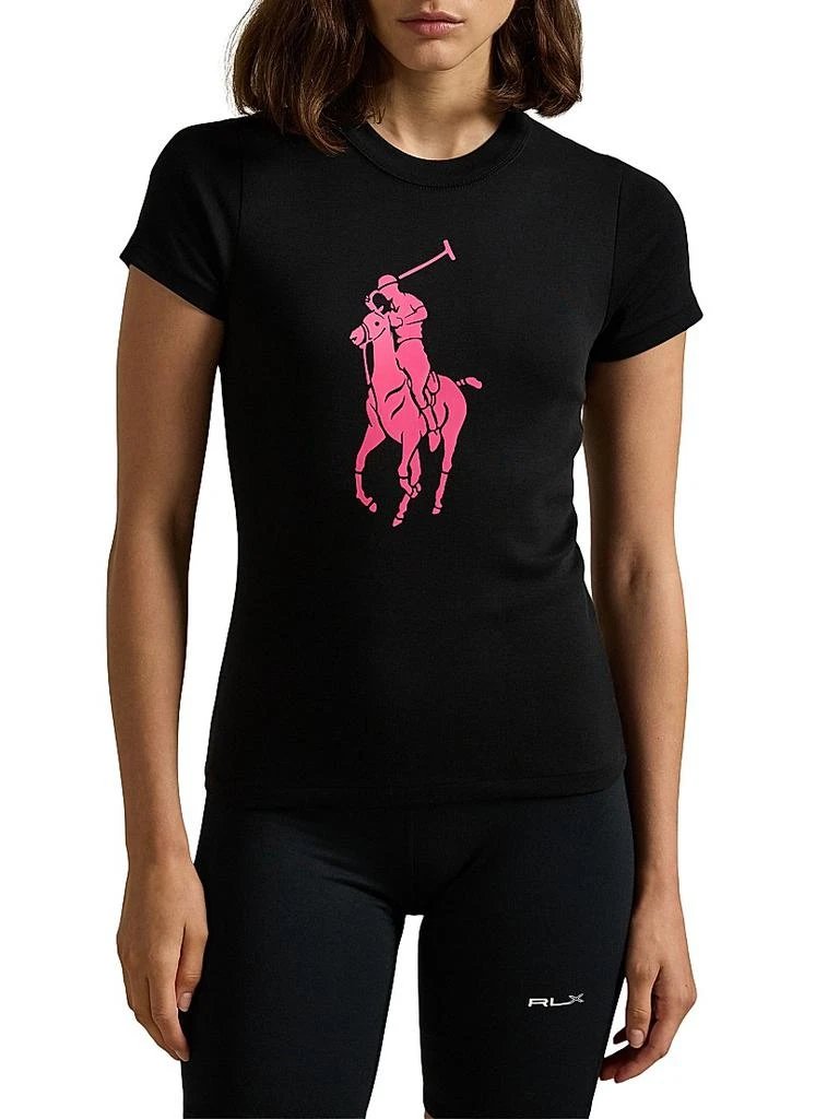 Ralph Lauren Pink Pony Cotton Crewneck T-Shirt 3