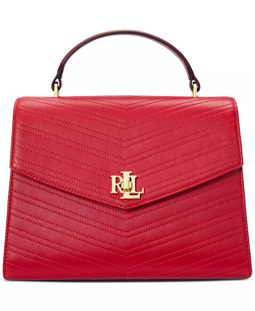 Ralph 2024 Lauren Embossed Red Crossbody Complete