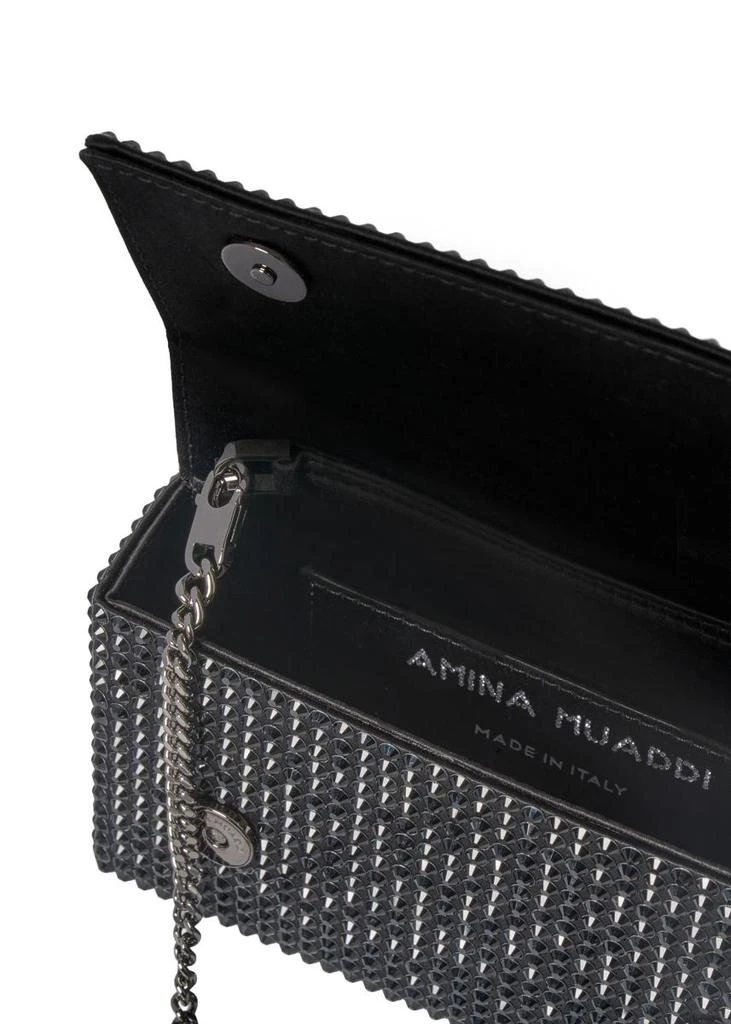 Amina Muaddi Amina Muaddi Paloma Mini Satin Clutch 3