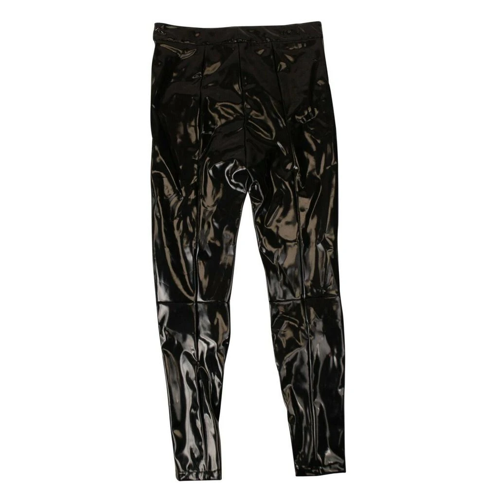 Unravel Project Latex Lace Up Pants - Black 2