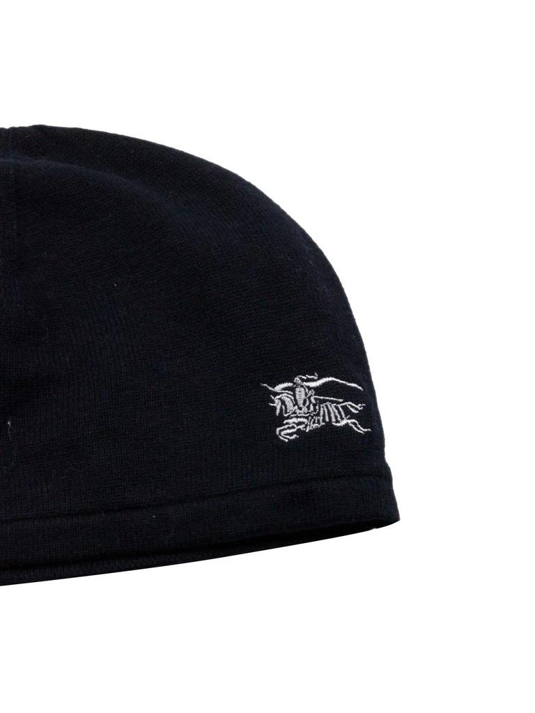 AUTHENTIC Burberry Black Ribbed Beanie Burberry Black Ribbed Cashmere Beanie Burberry main image 4