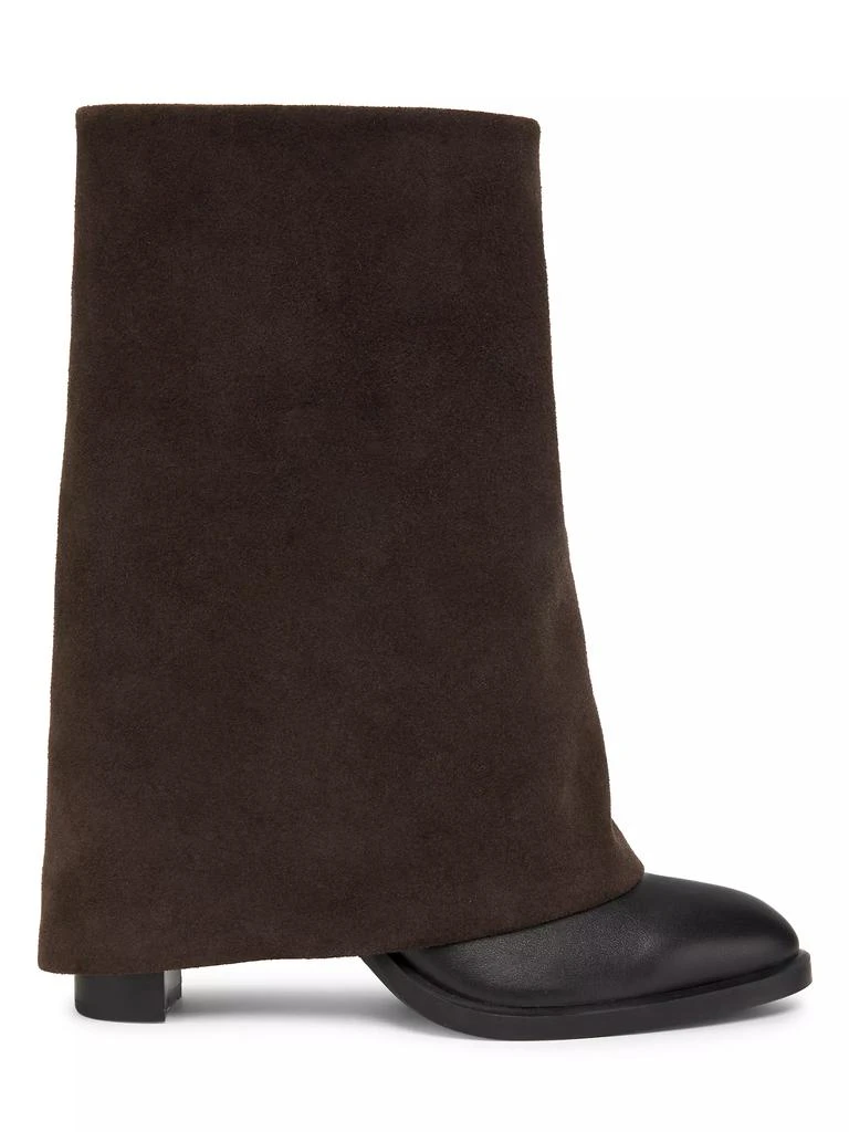 See by Chloé Melia Suede & Leather Foldover Boots 1