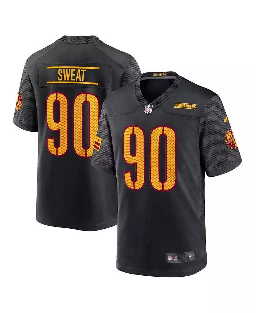 NIKE Big Boys and Girls Montez Sweat Black Washington Commanders Alternate Game Jersey 1