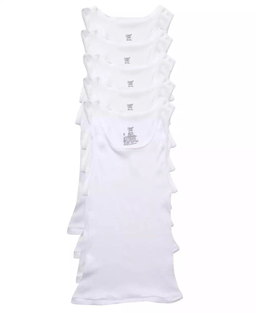 Hanes Big Boys Ultimate Cotton Blend Tank, Pack of 5