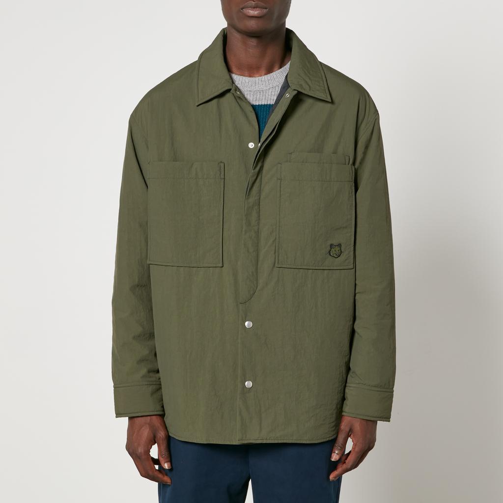 Maison Kitsuné Maison Kitsuné Nylon Fox Head Nylon Padded Overshirt