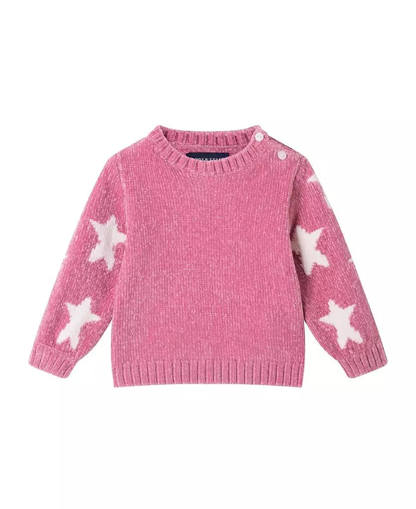 Andy 
Evan Baby Girls Star Icon Sweater w/Pant 
Headband Set 4