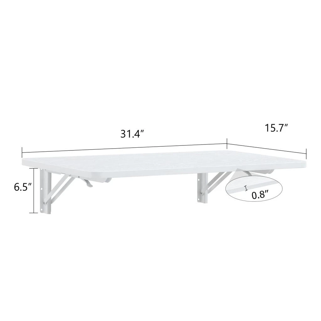 Streamdale Furniture Streamdale Wall-Mounted Folding Table - Small Space Solution 4
