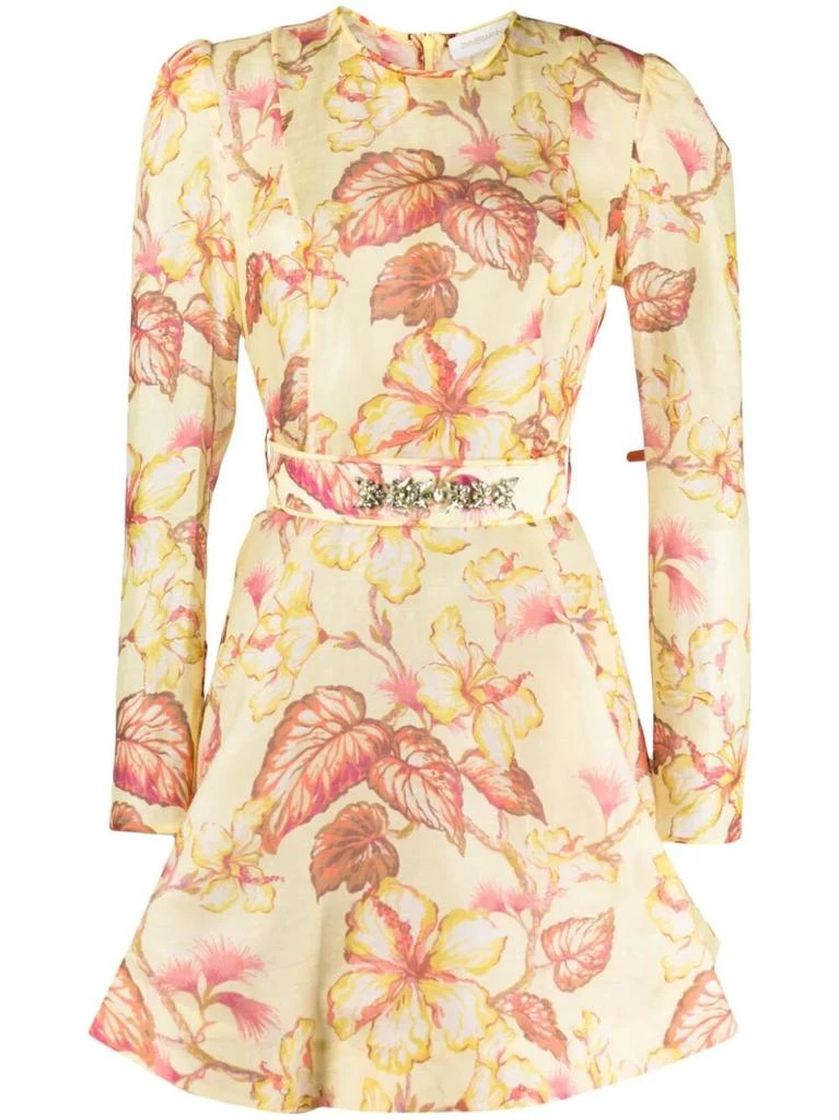 Zimmermann MATCHMAKER FLORAL MINI DRESS 4