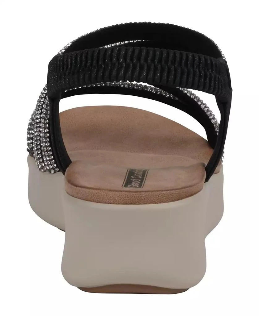 GC Shoes Women's Emory Embellished Wedge Sandals 3
