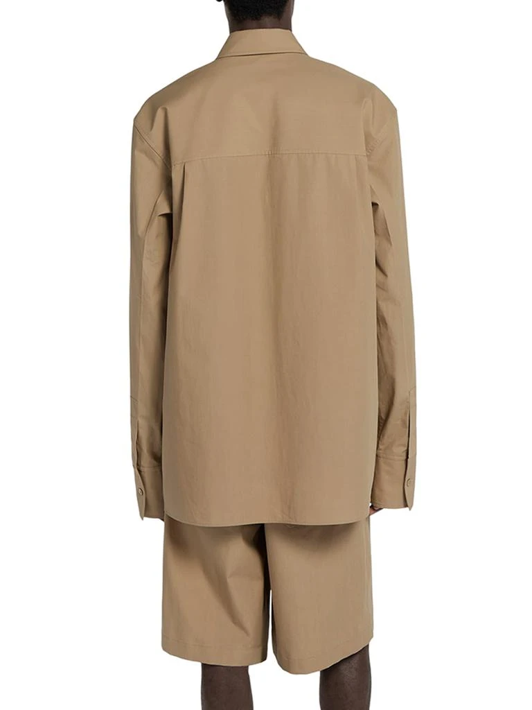 Gucci COTTON POPLIN SHIRT WITH EMBOSSED LOGO 4