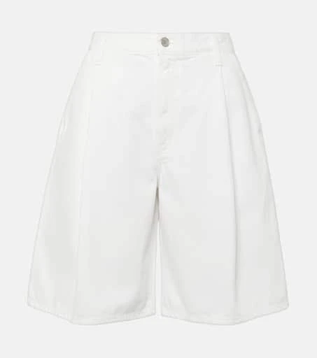 AGOLDE Ellis mid-rise denim Bermuda shorts 1