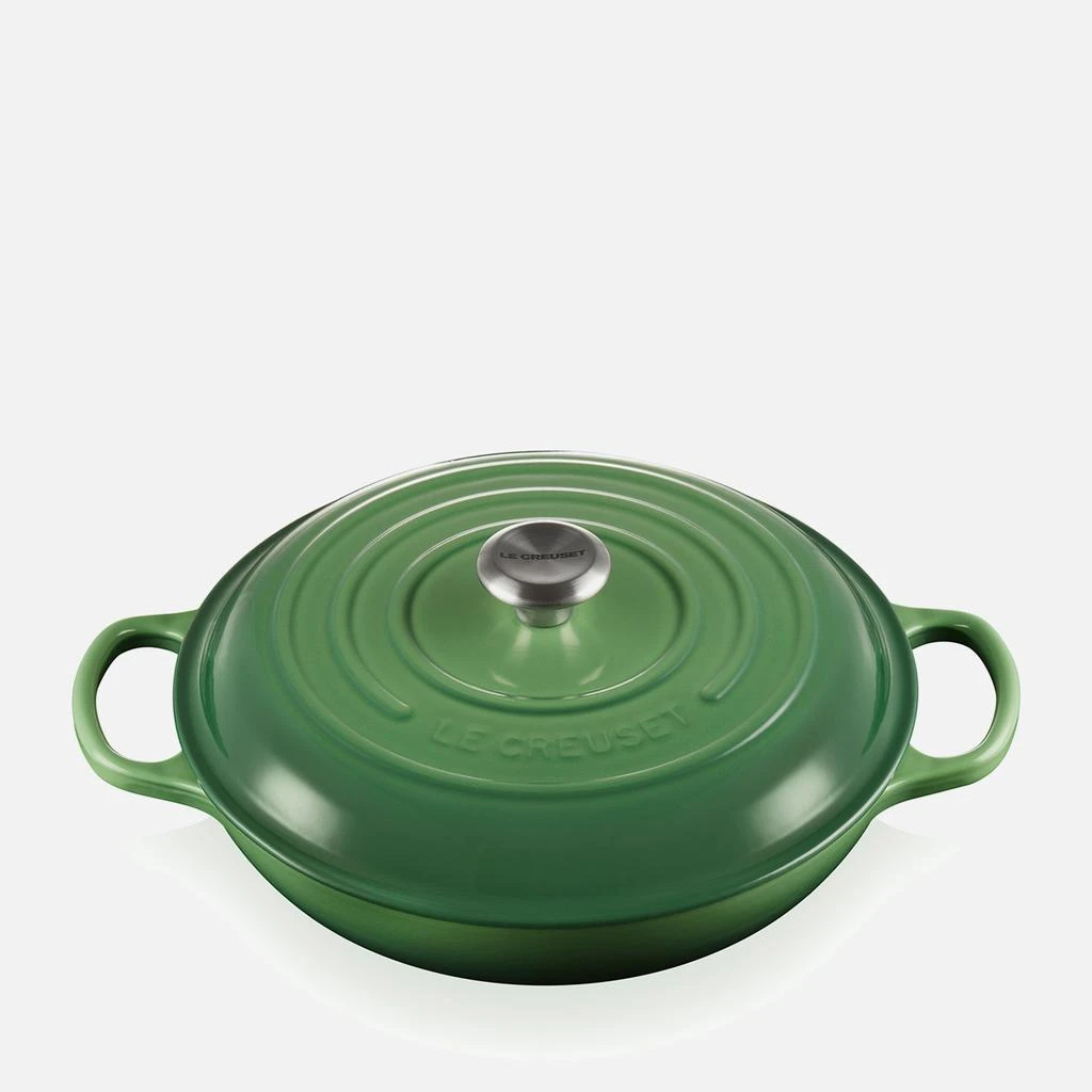 Le Creuset Signature Cast Iron Shallow Casserole - 30cm - Bamboo Green 2