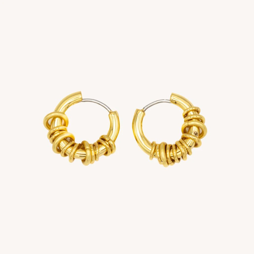 Rebecca Minkoff Ringed Huggie Hoop 2