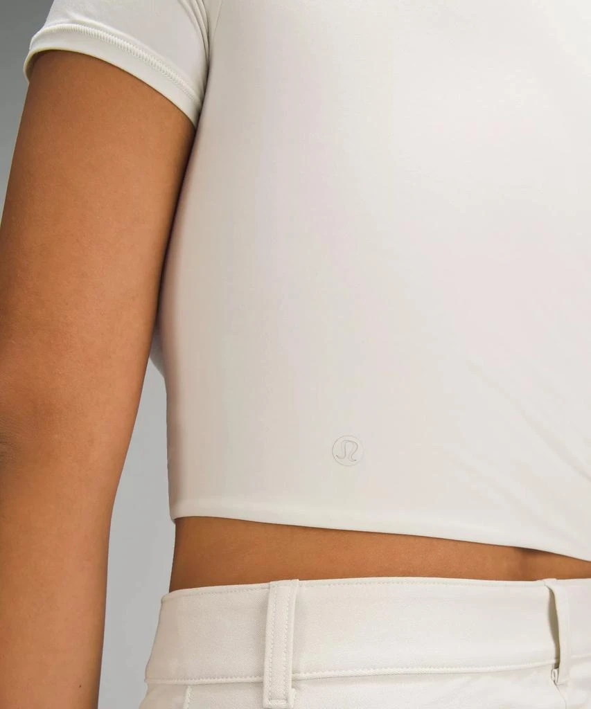 Lululemon Wundermost Ultra-Soft Nulu Crewneck Cropped T-Shirt 5