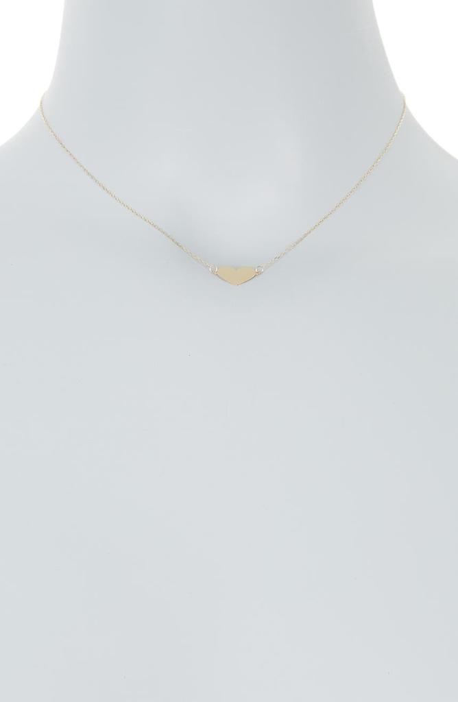 Ember Fine Jewelry 14K Yellow Gold Heart Pendant Necklace