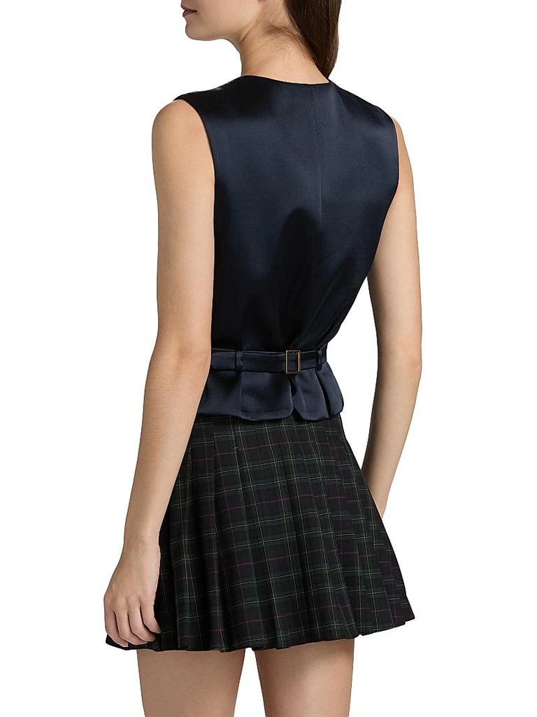 Ronny Kobo Lily Plaid Vest 5