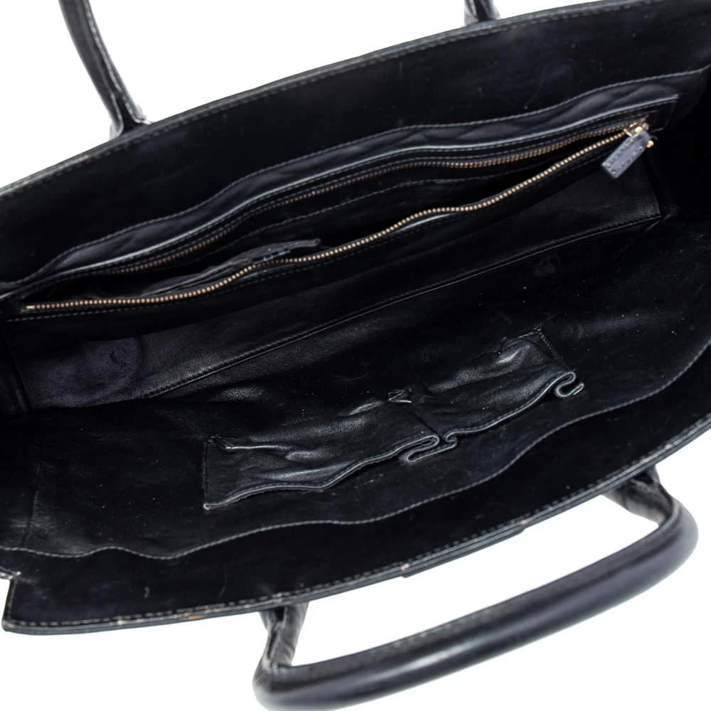 Gucci Gucci Black Leather Lady Buckle Tote 7