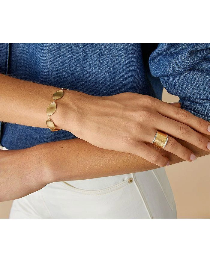 Marco Bicego 18K Yellow Gold Lunaria Petal Link Bracelet 2