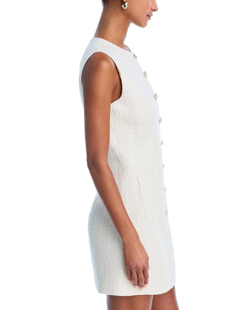 AQUA Tweed Mini Sheath Dress - Exclusive 4
