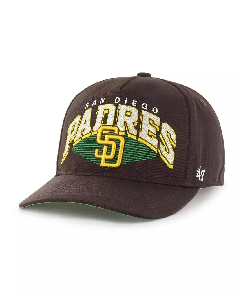47 Brand Men's Brown San Diego Padres Pomona Hitch Adjustable Hat 1