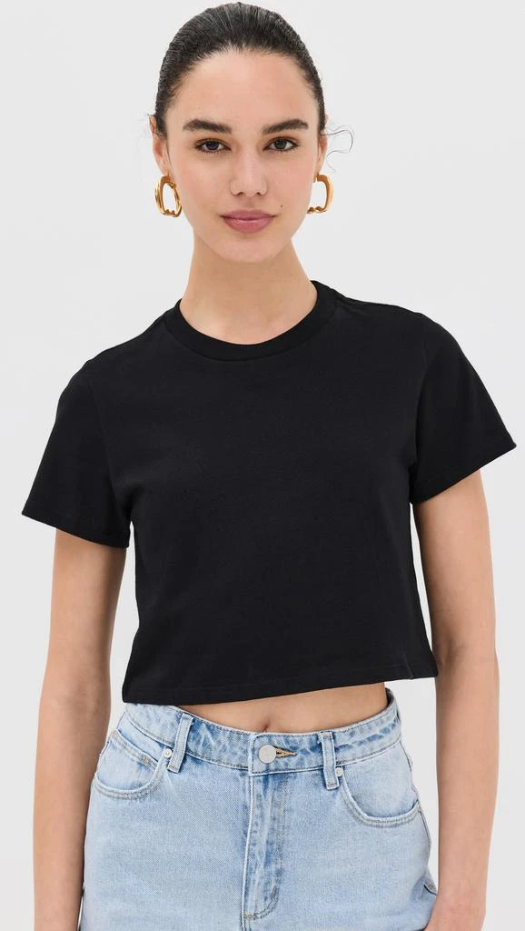 Reformation Cropped Classic Crew Tee 6
