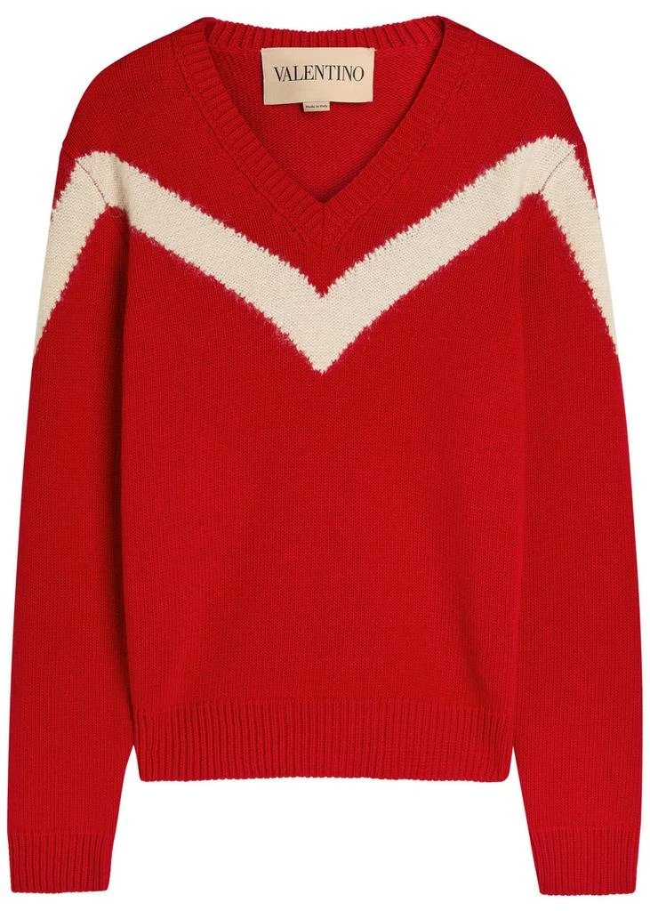 Valentino Intarsia wool jumper 1