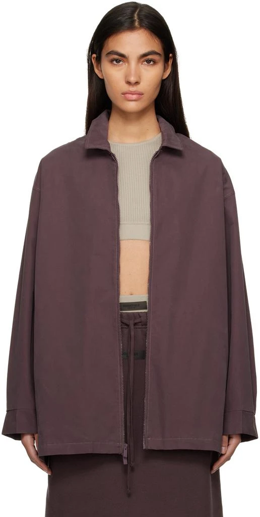 Essentials Purple Zip Jacket 1