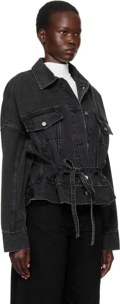 3.1 Phillip Lim Black Boxy Denim Jacket 2