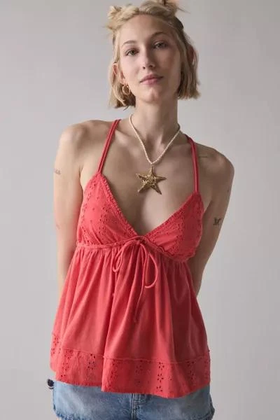 Kimchi Blue Kimchi Blue Bailey Eyelet Lace Babydoll Tank Top 1