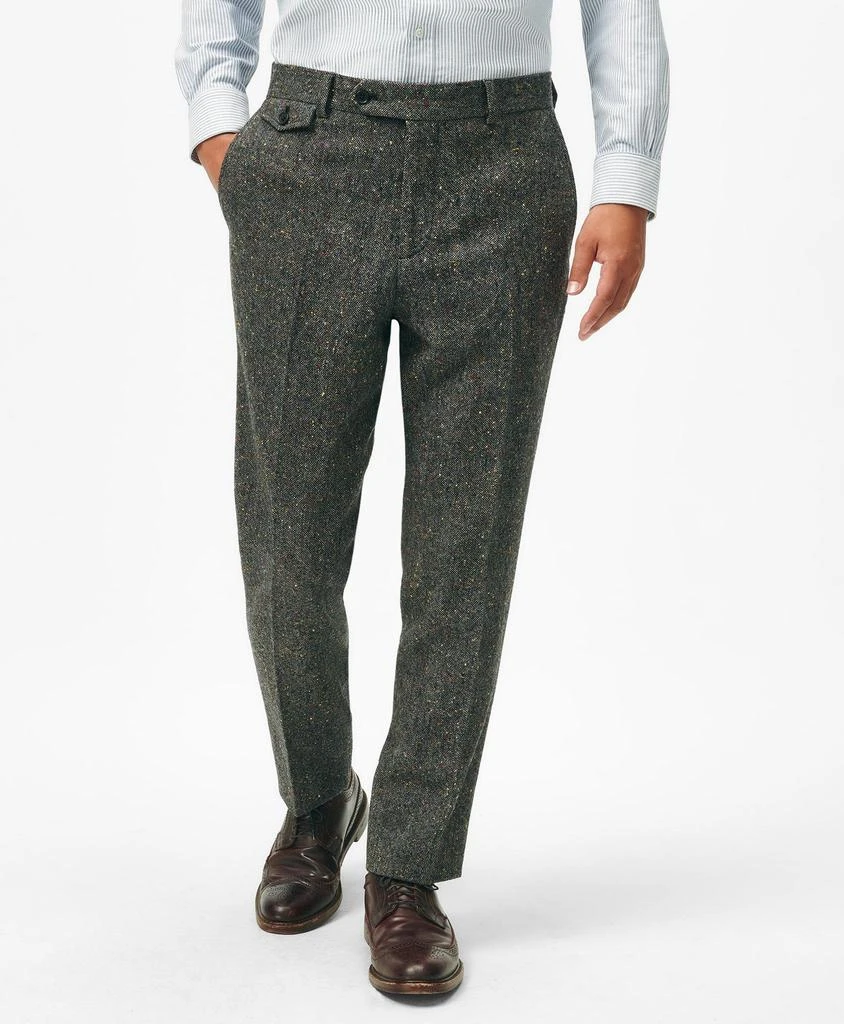 Brooks Brothers Slim Fit Wool Donegal Suit Pants 1