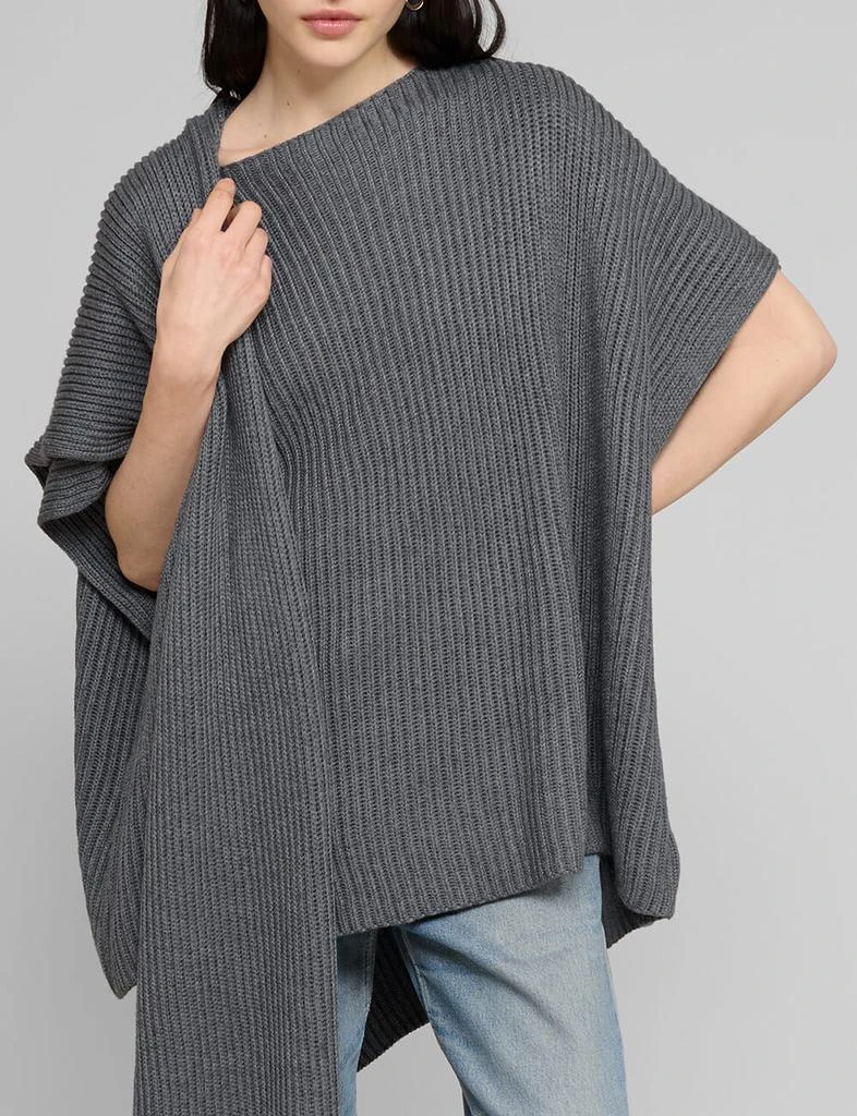 Pixie Market Grey Knit Cape Top 4