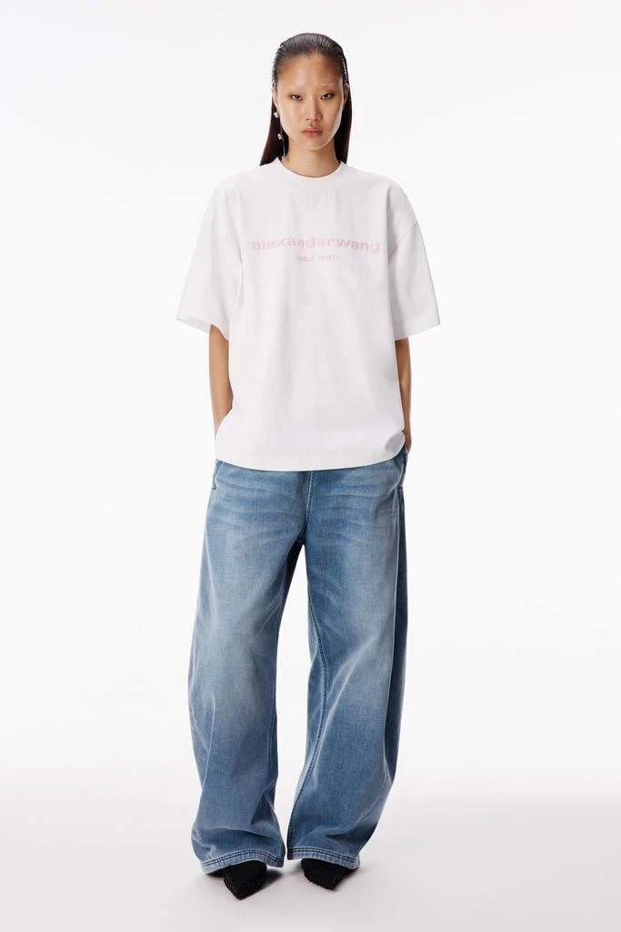 Alexander Wang Puff Logo Short Sleeve Tee 6