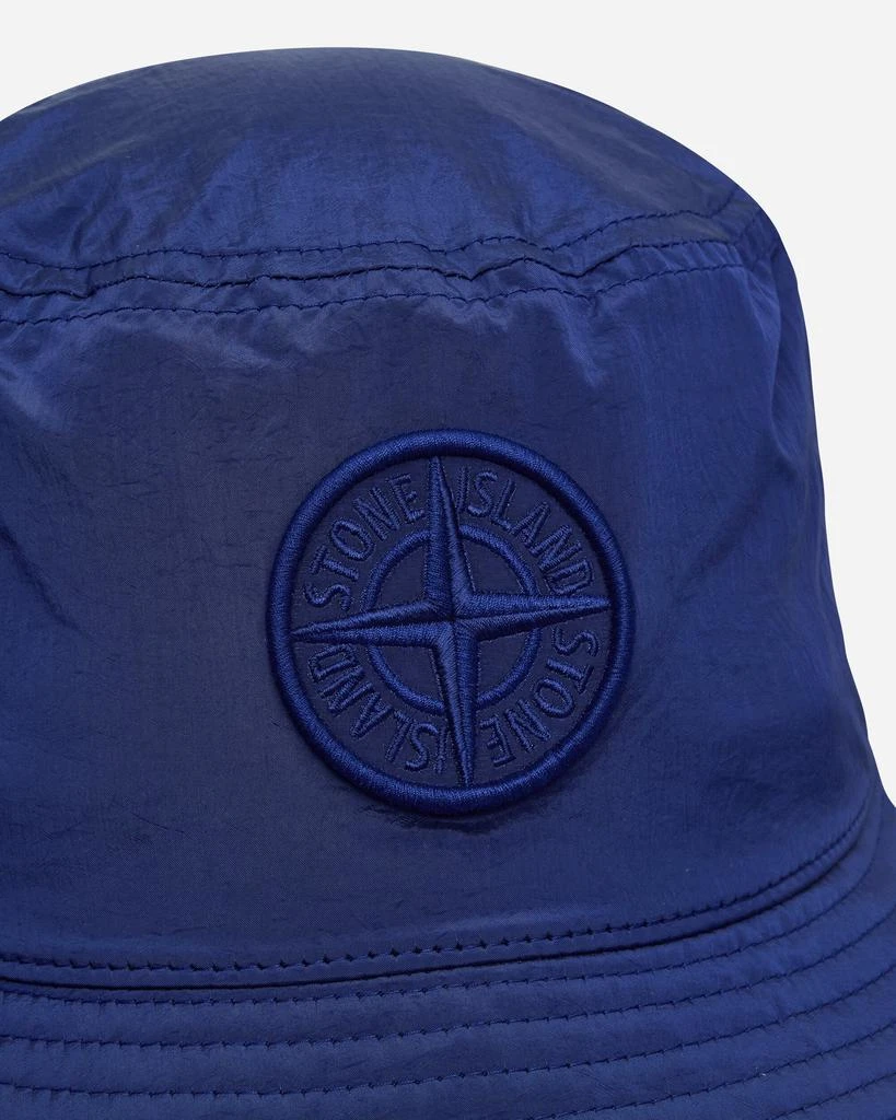 Stone Island Nylon Metal Bucket Hat Bright Blue 6
