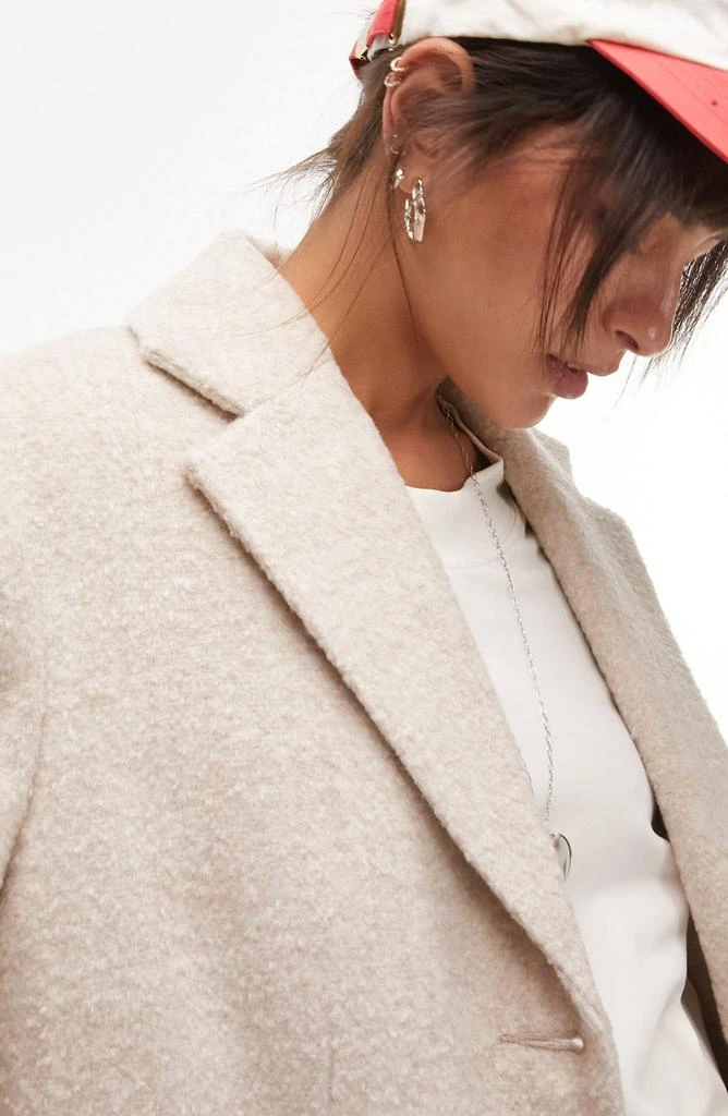 Topshop Brushed Blazer Coat 4