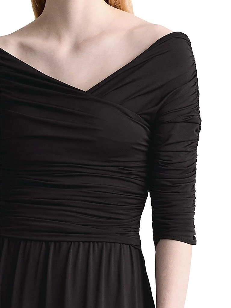 Altuzarra Char Ruched Off-The-Shoulder Maxi Dress 6