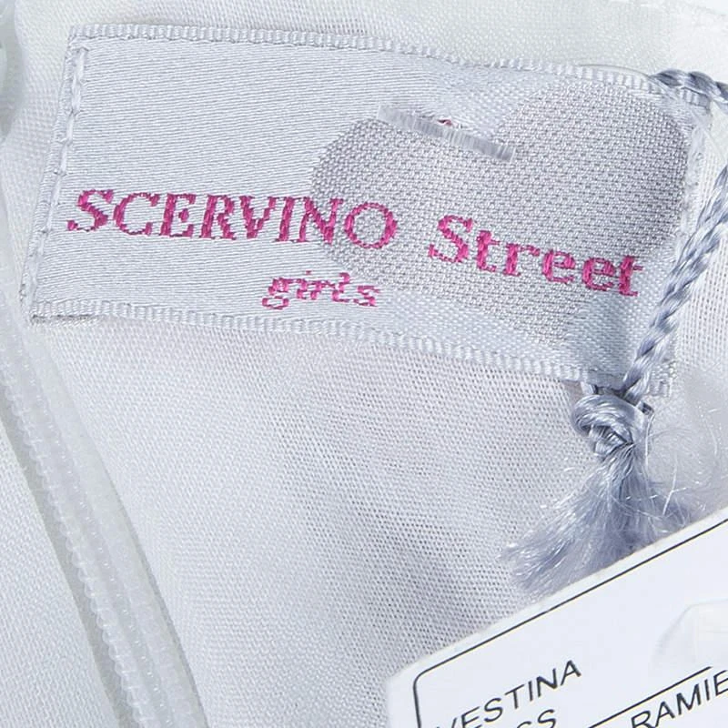 ERMANNO Scervino Street Girls White Bodice Detail Sleeveless Dress 6 Yrs 9