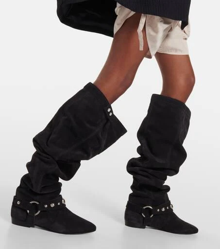 Isabel Marant Selize suede over-the-knee boots 4