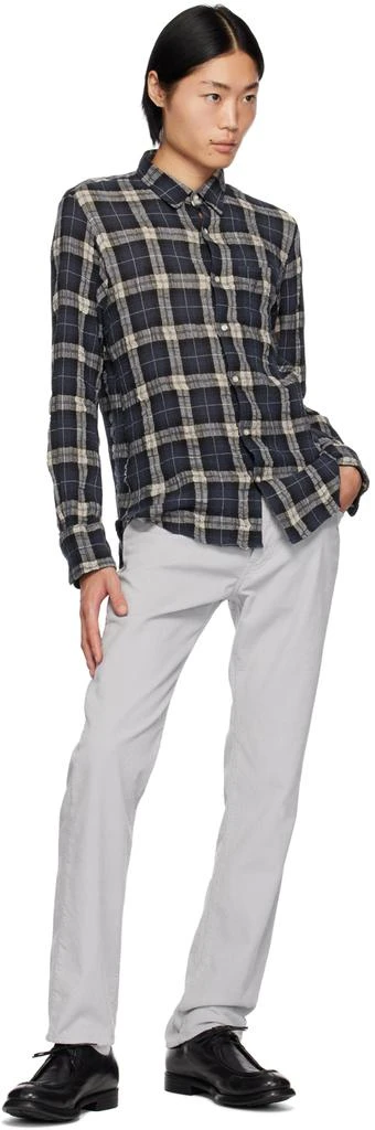 Officine Générale Navy & White Benoit Shirt 4