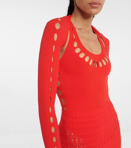 Alaïa Cutout technical bolero 4