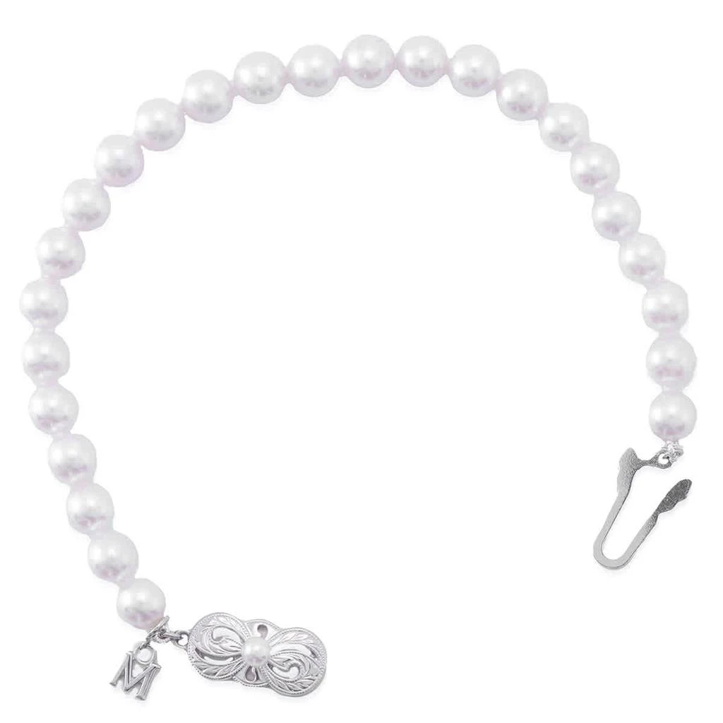 Mikimoto 6.5mm-6mm "A" Quality Akoya Pearl Bracelet With 18K White Gold Clasp 3
